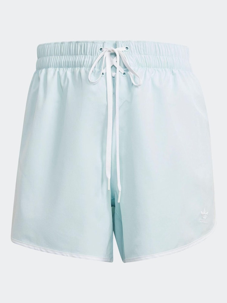 adidas Originals Blue Plus Size Always Laced Shorts - Image 5 of 5