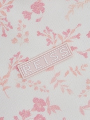 Reiss Pink Print Maeve Junior Relaxed Jersey Dress - Image 7 of 7
