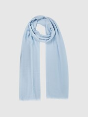 Легкий шарф из шерсти и кашемира Reiss Heidi - Изображение 3 из 4