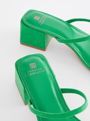 Grün - Forever Comfort® Pantoletten mit zwei Riemen und Blockabsatz - Bild 4 von 5