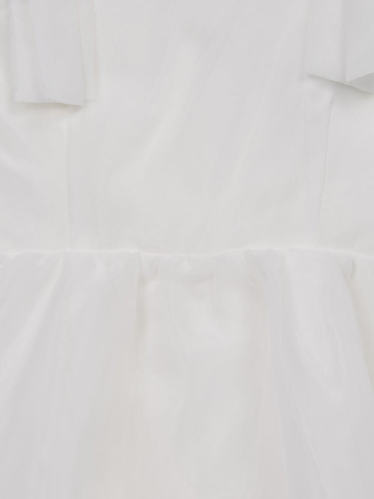 Reiss Ivory Selena Tulle Strappy Occasion Dress - Image 6 of 6
