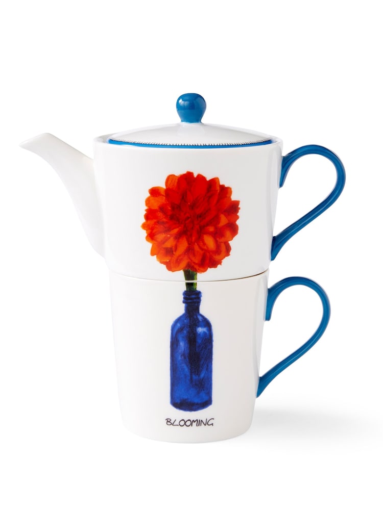 Spode Kit Kemp Doodles Tea for One Teapot and Mug - Image 1 of 6
