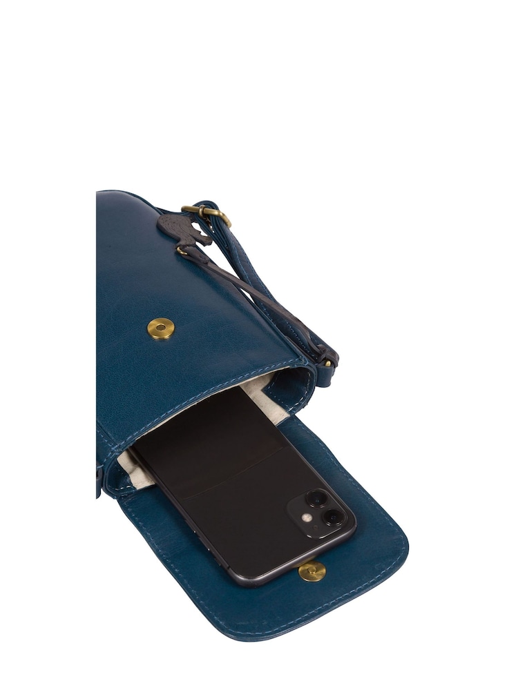 Conkca Buzz Leather Cross-Body Phone Bag - Image 6 of 6