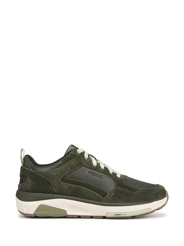 Vionic Green Walk Strider Knit Regular Fit Arch Support Trainers - Image 2 of 8