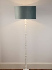 Searchlight White Lumi Candlestick Floor Lamp Base - Image 4 of 4