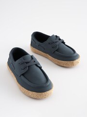 Navy Blue Boat Shoes - Image 1 of 1