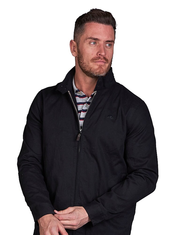 Raging Bull Black Lightweight Harrington Jacket - Image 1 of 7