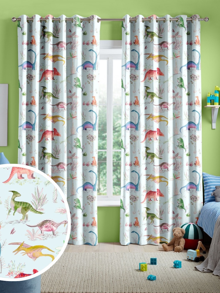 Voyage Dusk Dinos Made To Measure Curtains - Image 1 of 9