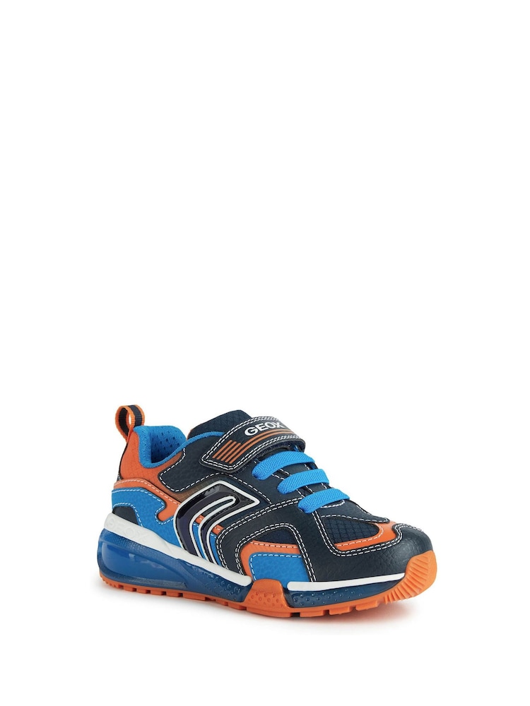 Geox Junior Boys Blue Bayonyc Trainers - Image 2 of 5