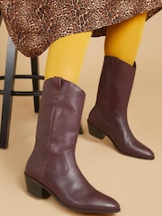 Jones Bootmaker Lala Leather  Western Boots - Image 6 of 6