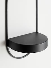 Set of 2 Black Wall Shelves - Image 5 of 7