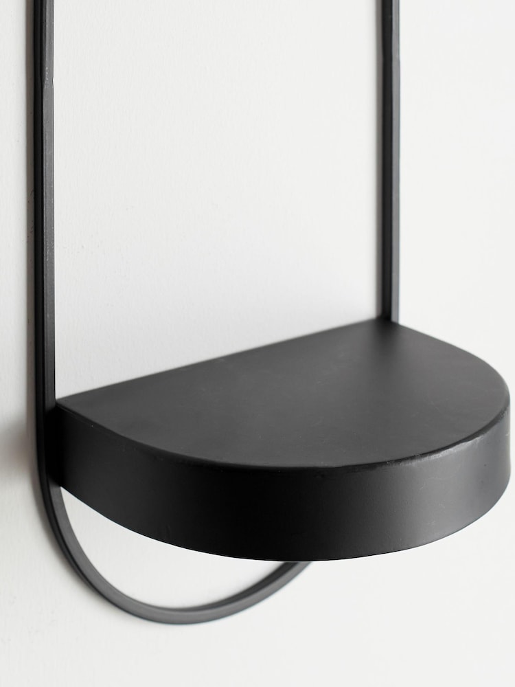 Set of 2 Black Wall Shelves - Image 7 of 7
