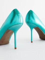 Aqua Forever Comfort® Metallic Heel Court Shoes - Image 3 of 4