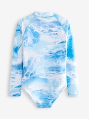 Blue Ocean Long Sleeved Swimsuit (3-16yrs) - Image 5 of 6