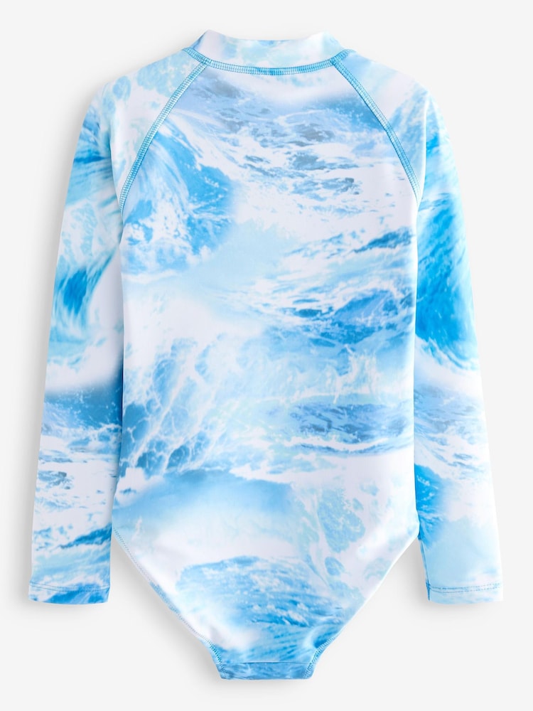 Blue Ocean Long Sleeved Swimsuit (3-16yrs) - Image 6 of 6