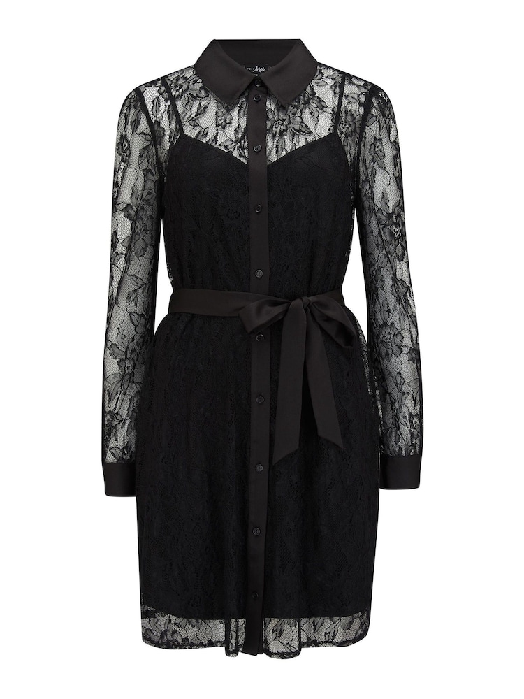 black dress tops Chic and Edgy long sleeves blazer Dress | Suit Coat Dress | Jacket Dress main image 1