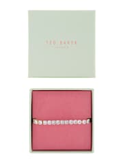 Ted Baker Gold Tone MELRAH: Crystal Adjustable Tennis Bracelet For Women - Image 4 of 8