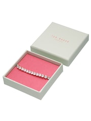 Ted Baker Gold Tone MELRAH: Crystal Adjustable Tennis Bracelet For Women - Image 6 of 8