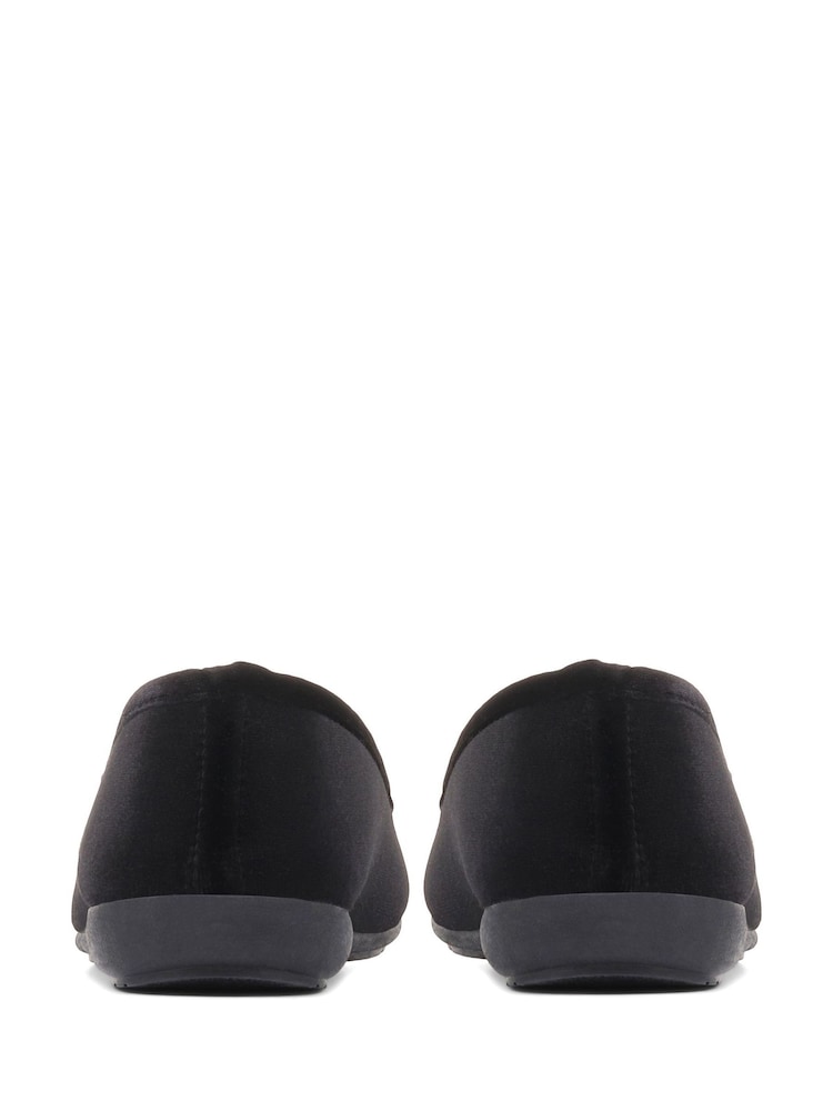 Jones Bootmaker Black Erika Pom Pom Slippers - Image 4 of 6