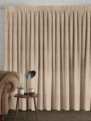 Natural Elias Made To Measure Curtains - Image 2 of 9