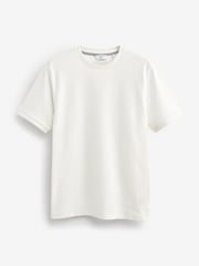 White Textured T-Shirt - Image 1 of 8