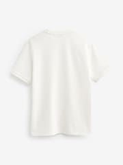 White Textured T-Shirt - Image 2 of 8