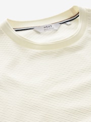 White Textured T-Shirt - Image 3 of 8