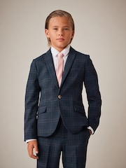 Dunkelblau - Karo-Jacke (3-16Jahre) - Bild 1 von 8