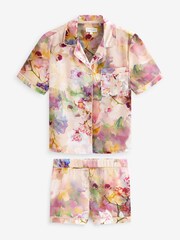 B by Ted Baker Satin Button Through Short Pyjama Set - Image 10 of 12