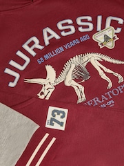 Monsoon Red Jurassic Graphic Hoodie & Joggers Set - Image 3 of 3