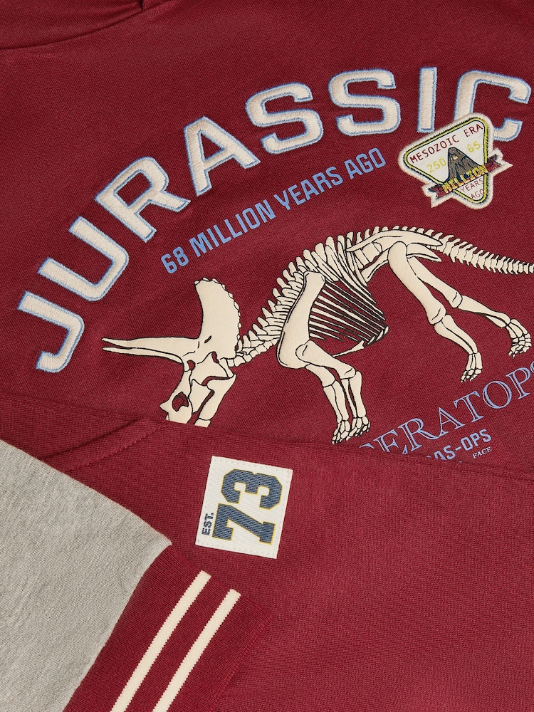 Monsoon Red Jurassic Graphic Hoodie & Joggers Set - Image 3 of 3