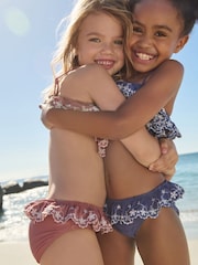 Rust Brown Tiered Bikini (3-16yrs) - Image 5 of 13