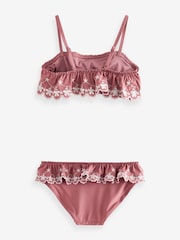 Rust Brown Tiered Bikini (3-16yrs) - Image 8 of 13