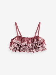 Rust Brown Tiered Bikini (3-16yrs) - Image 9 of 13