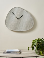 Pacific Grey Oak Teardrop Wall Clock - Image 1 of 5