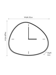 Pacific Grey Oak Teardrop Wall Clock - Image 5 of 5