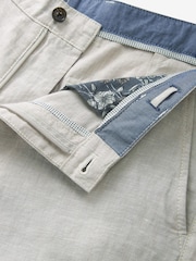 Bone Natural Linen Shorts - Image 7 of 7