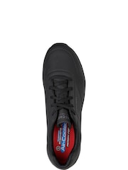 Skechers Black Work Relaxed Fit: Uno Slip Resistant Mens Trainers - Image 4 of 5