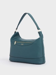OSPREY LONDON Grainy Hide Leather Hendrix Large Hobo Bag - Image 2 of 4