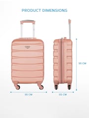 Flight Knight EasyJet Overhead 55x35x20cm Hard Shell Cabin Carry On Case Suitcase Set Of 2 - Image 2 of 7