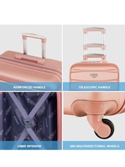 Flight Knight EasyJet Overhead 55x35x20cm Hard Shell Cabin Carry On Case Suitcase Set Of 2 - Image 4 of 7