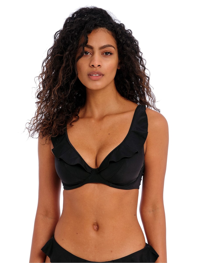 Freya Black Jewel Cove Underwire High Apex Bikini Top - Image 2 of 4