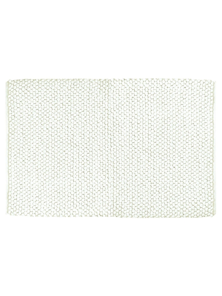 furn. White Bobble Bath Mat - Image 2 of 3