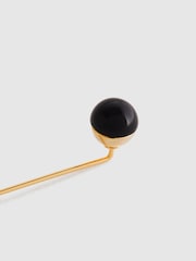 Reiss Gold Ardley Pearl Lapel Pin - Image 4 of 4