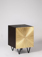 Swoon Brass Ziggy Bedside Table - Image 5 of 8