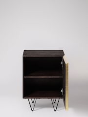Swoon Brass Ziggy Bedside Table - Image 6 of 8