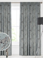 Ocean Teal Carren Made To Measure Curtains - Image 1 of 9