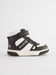 Baker by Ted Baker Boys Black Hi-Top Trainers - Image 2 of 6