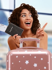 Flight Knight Medium Hardcase Printed Lightweight Check-In Suitcase With 4 Wheels - Image 3 of 6