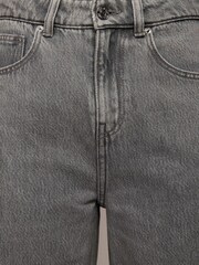Grey Tencel™ Wide Leg Jeans - Image 4 of 5